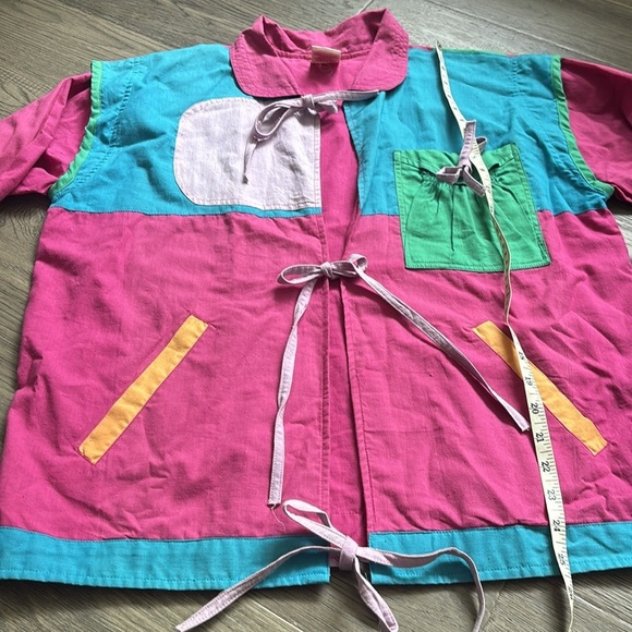 Zanit Planet | Vintage Multicolour Cardigan Jacket With Ties Size Small/Medium - Picture 9 of 11